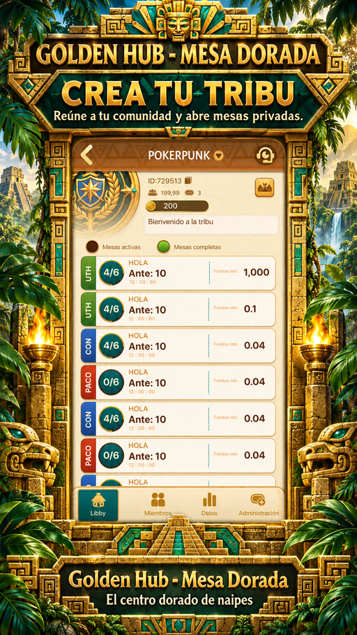 Create your tribe in Golden Hub